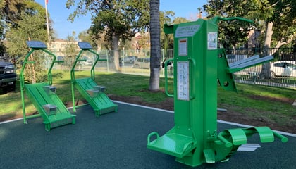 An Outdoor Gym For The LA Parks Foundation